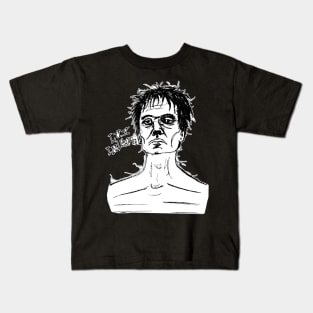 Dark and Gritty Lux Interior Portrait Kids T-Shirt